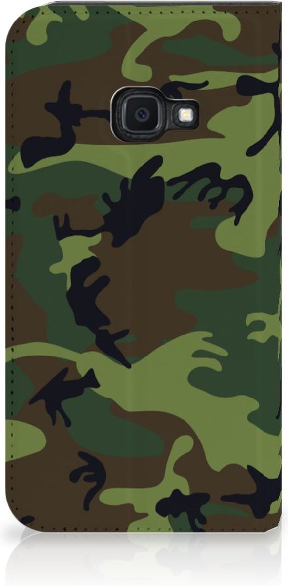 Samsung Galaxy Xcover 4s Hoesje met Magneet Army Dark