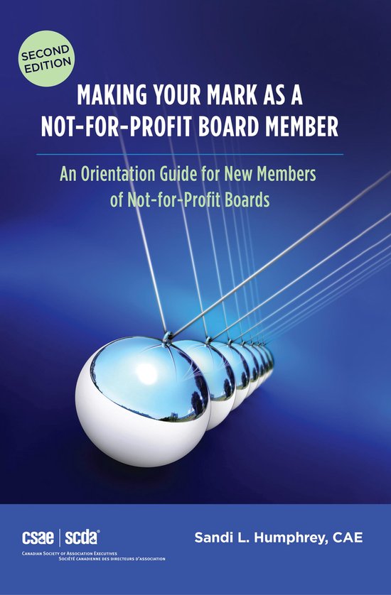 Making Your Mark as a Not-for-Profit Board Member - cover