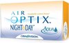 +0,25 Air Optix Night&Day Aqua  -  6 pack  -  Maandlenzen   -  Contactlenzen