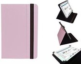 Hoes voor de Mpman Tablet Mpqc804, Multi-stand Cover, Ideale Tablet Case, Roze, merk i12Cover