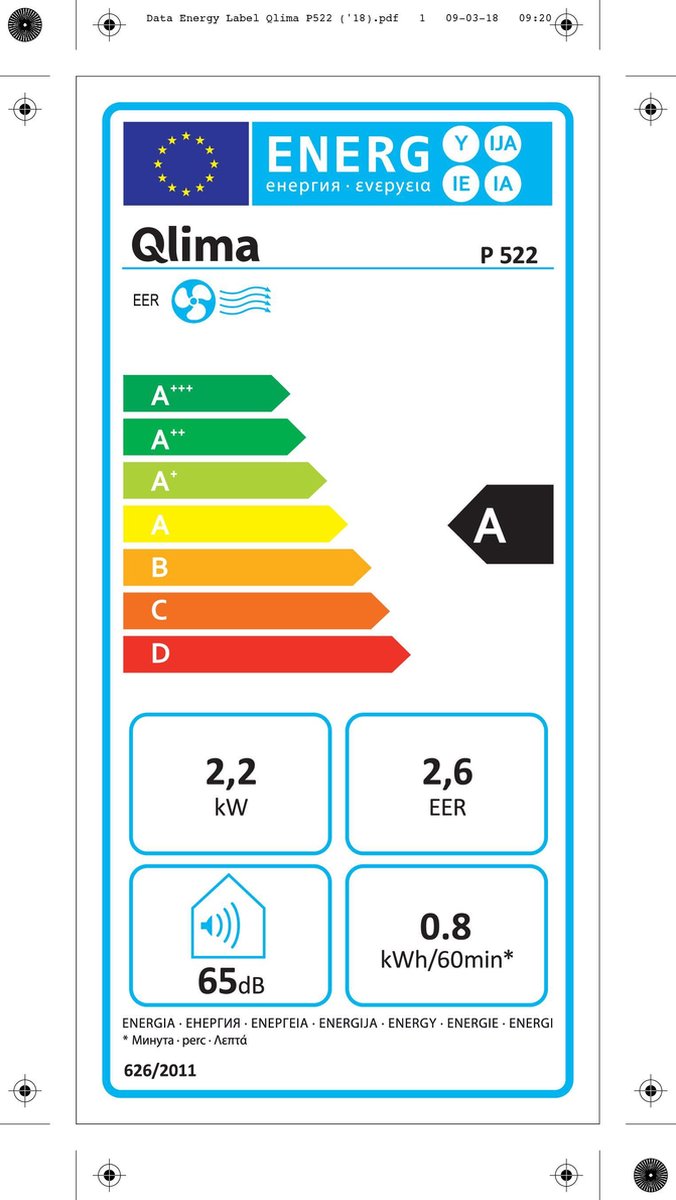 Afbeelding 2 van Qlima P 522