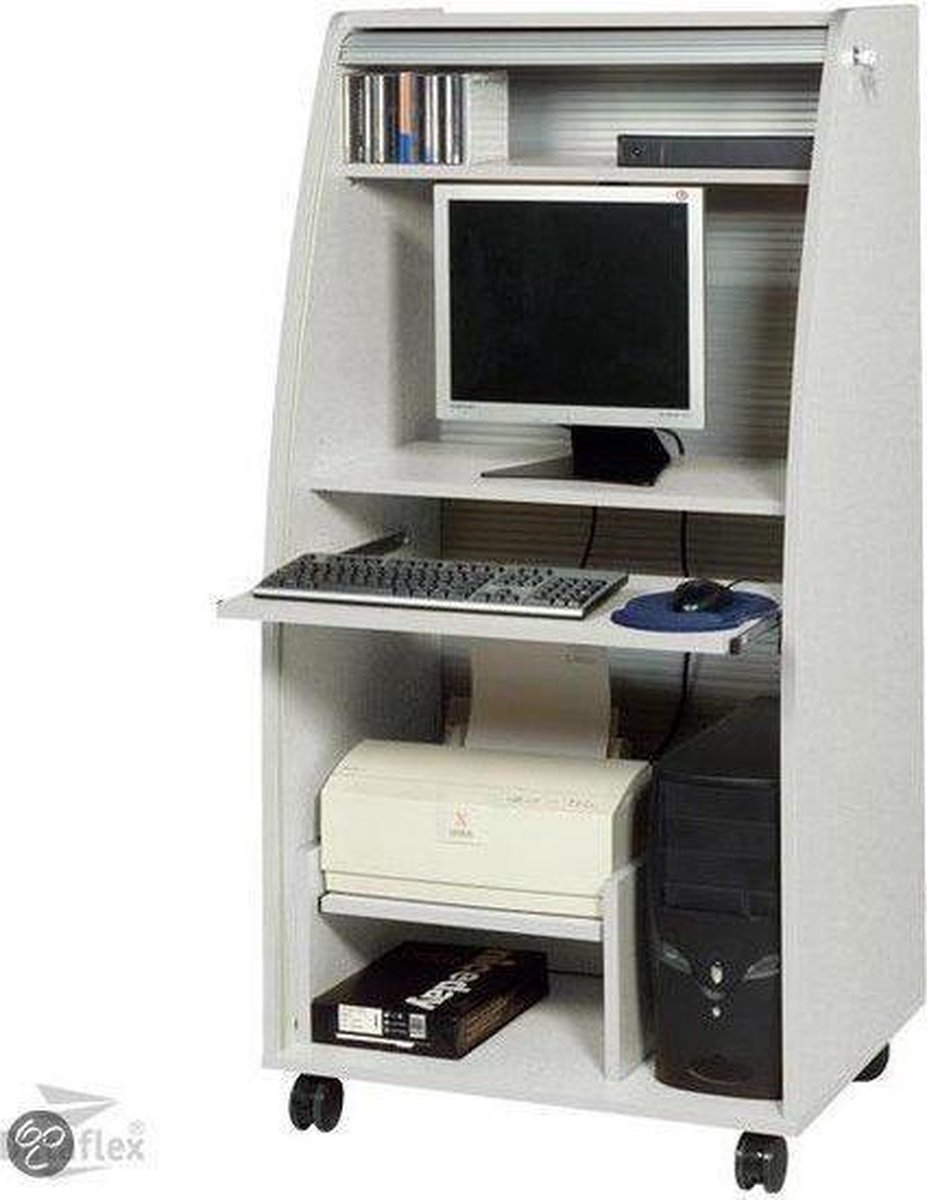hangen Opa Overjas Computer Cabinet - Grijs | bol.com