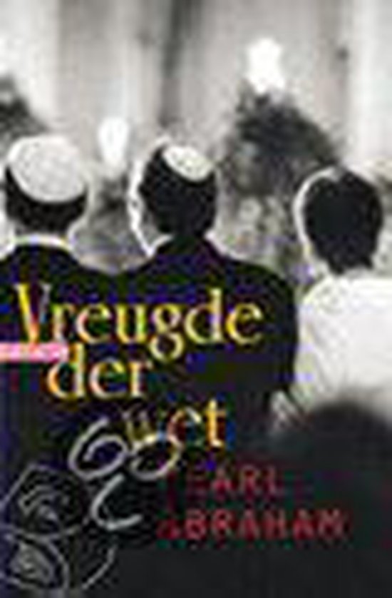 Boek kaft met de titel "Vreugde der Wet" en "EARL ABRAHAM" in rode letters.