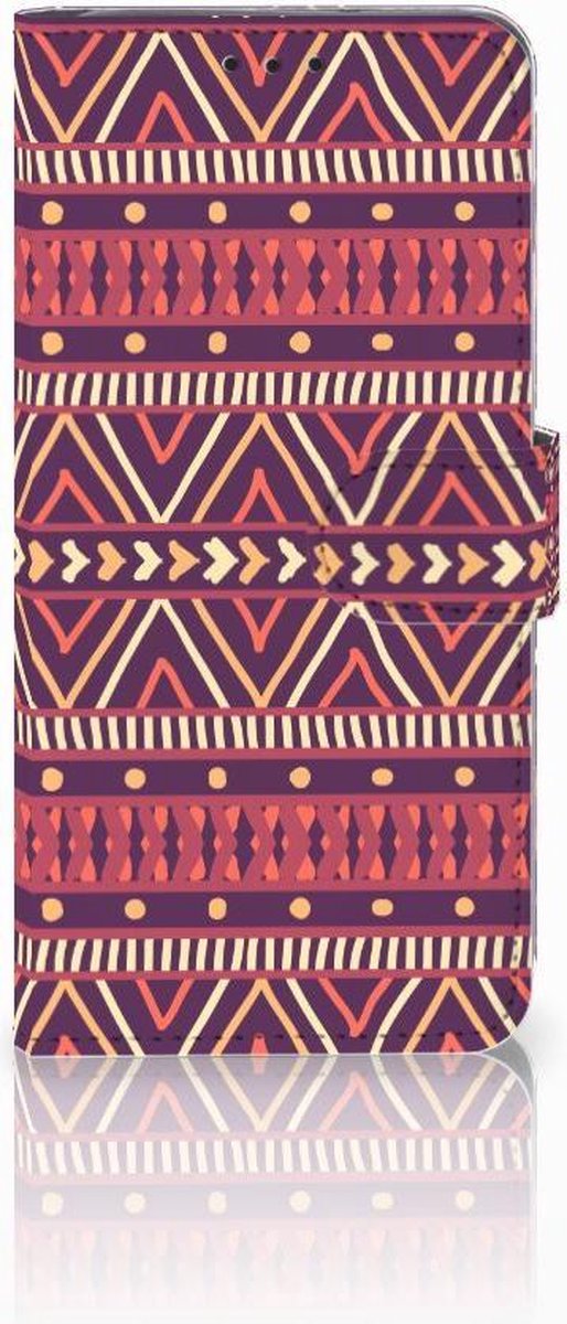 Samsung Galaxy S10 Plus Telefoon Hoesje Aztec Paars