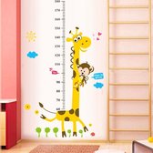 Leuke muursticker met giraffepatroon