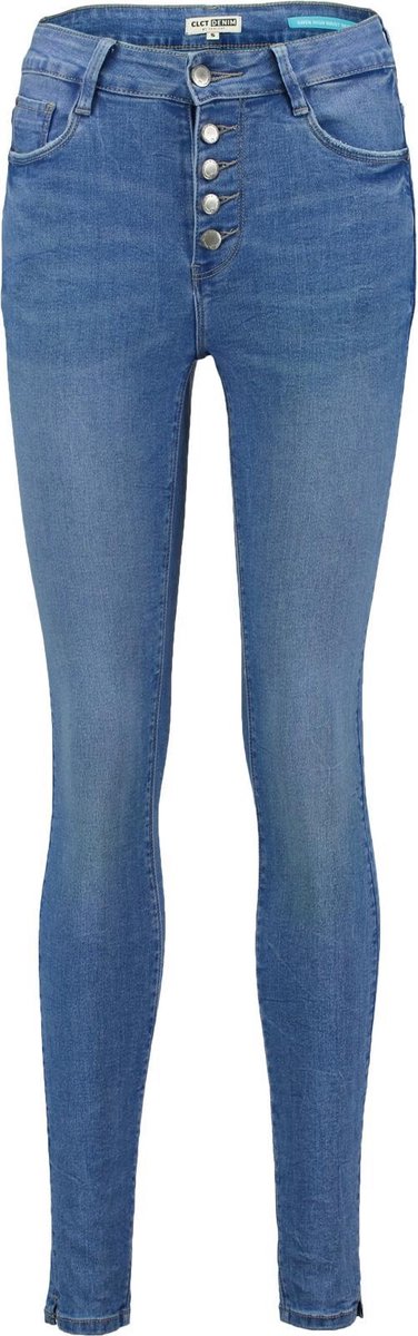 Coolcat Broek High waist jeans Ygwenbtn - Super Used - Xl | bol.com