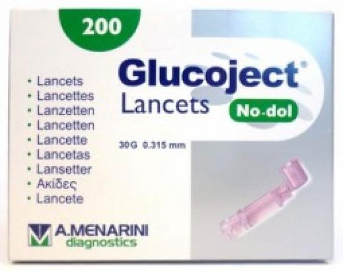 Goedkoopste Glucoject Lancets Plus 33g 200 44123