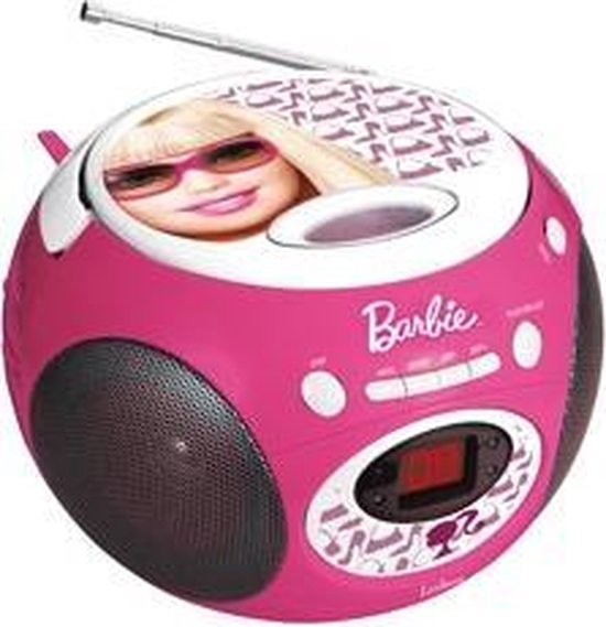 Lexibook Radio Lecteur CD Barbie Analog 1.6 W Rose | bol.com