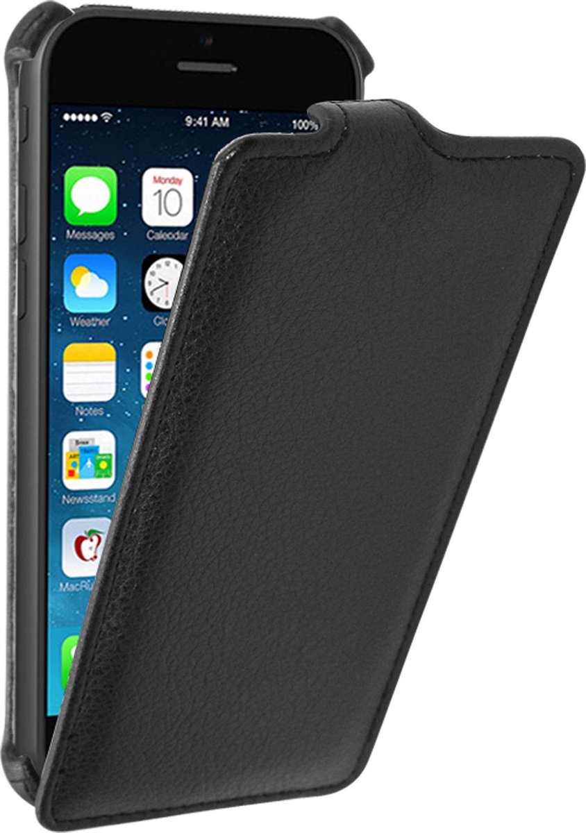 Azuri flip case - black - for Apple iPhone 6 Plus - 5.5