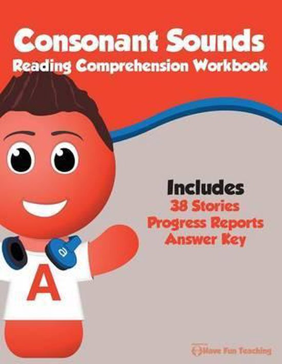 Consonant Sounds Reading Comprehension Workbook - cover