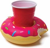Opblaasbare Donut Bekerhouders Roze - Set van 3