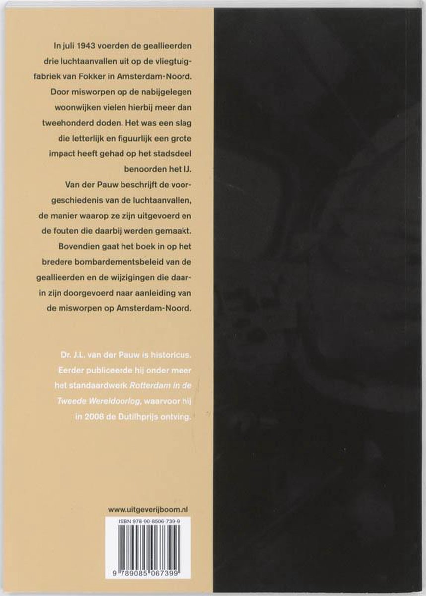 De Bombardementen Op Amsterdam-Noord - back cover
