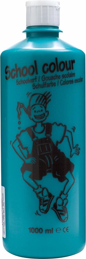 Foto: Talens schoolverf donkergroen 1 liter