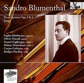 Sandro Blumenthal: Piano Quintets, Opp. 2 & 4; Songs