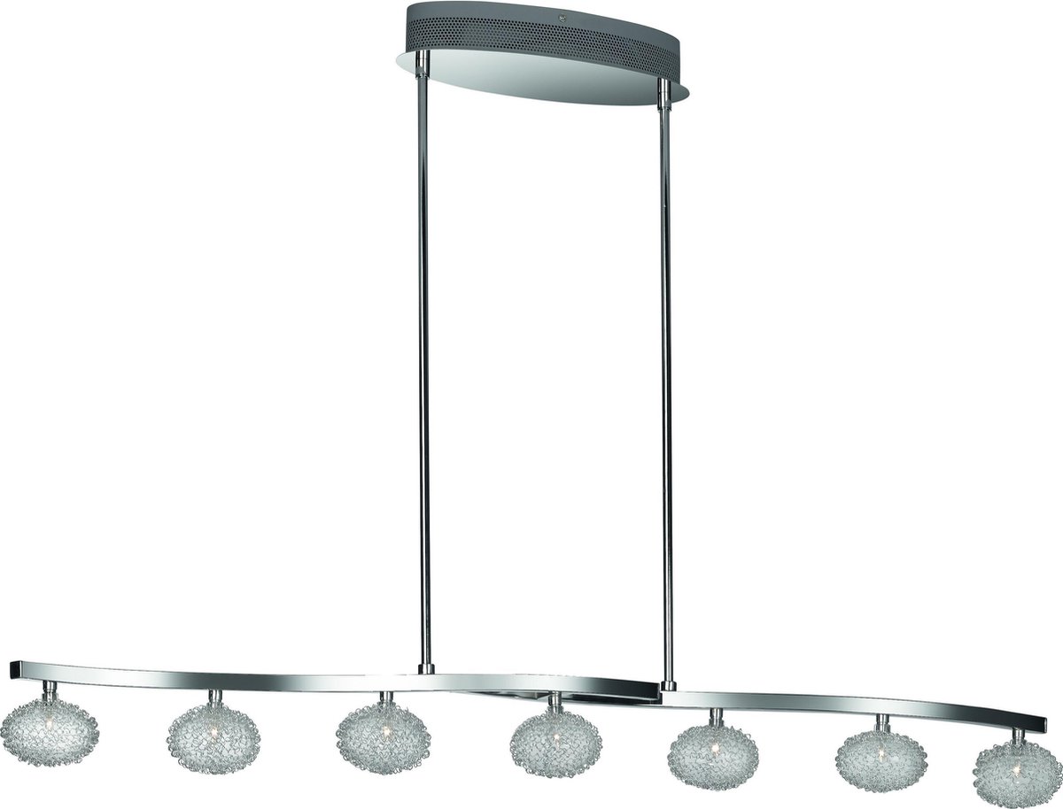 Massive Bellasio - Hanglamp - 7-Lichts - Grijs