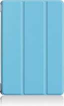 Shop4 - Samsung Galaxy Tab S4 10.5 Hoes - Smart Book Case Licht Blauw