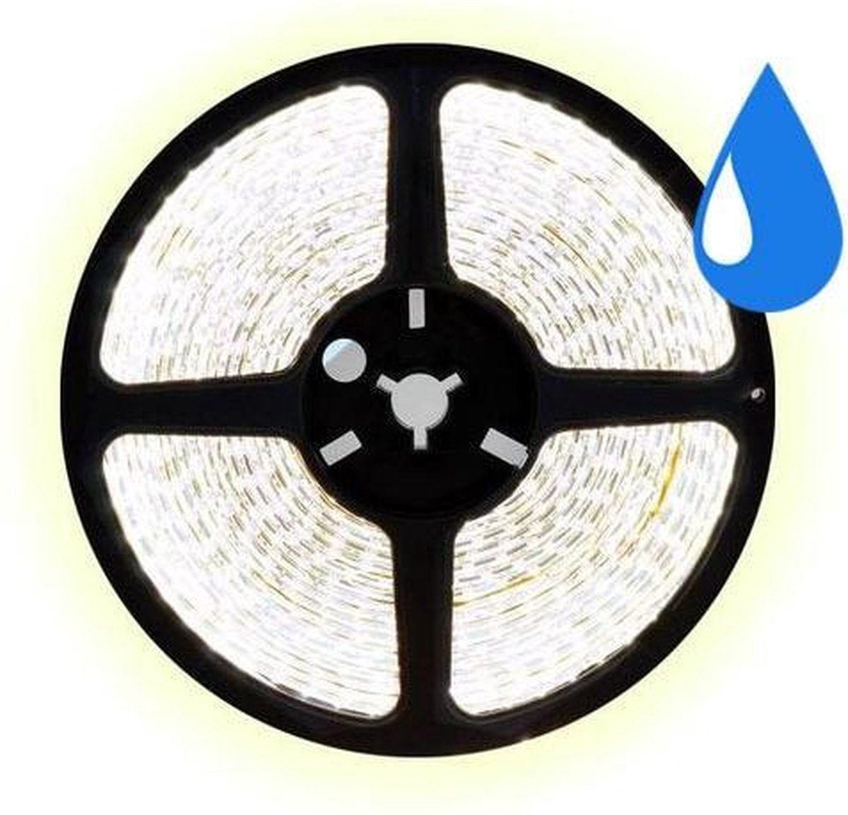 5 meter koud wit led strip waterproof - IP68 - 60Leds/m - 12V