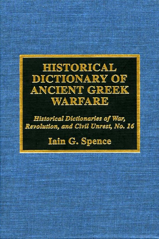 Historical Dictionary of Ancient Greek Warfare - cover