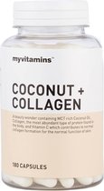 Coconut + Collagen (180 Capsules) - Myvitamins