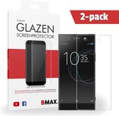 2-pack BMAX geschikt voor Sony Xperia XA1 Ultra Glazen Screenprotector | Beschermglas | Tempered Glass