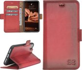 Bouletta Lederen iPhone 7/8 BookCase New Edition - Dark Red