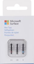 Microsoft Surface Pen Reserve punten Set van 3 stuks Met drukgevoelige punt Zwart