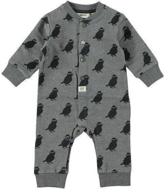 Mexx Jongens Baby pyjama - Grijs - Maat 50/56 | bol.com