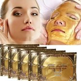 DisQounts Collageen gezichtsmasker - Huidverzorging - Maskers - Goud collageen - Natuurlijk huidproduct - 10 stuks - Een heerlijk verzorgend masker