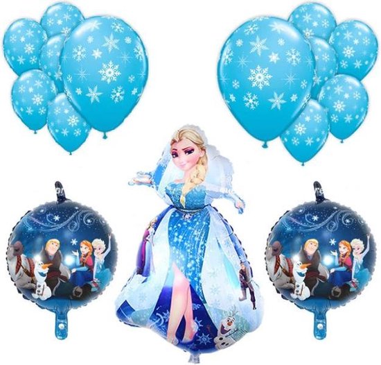 Specialiseren Ounce werkzaamheid Frozen Ballonnen set 15 stuks | Elsa Ballon 90cm | Frozen Ballonnen 30cm|  Frozen... | bol.com