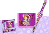 Disney | Sofia Princess | portemonnee met horloge | geschenkset | kinderen