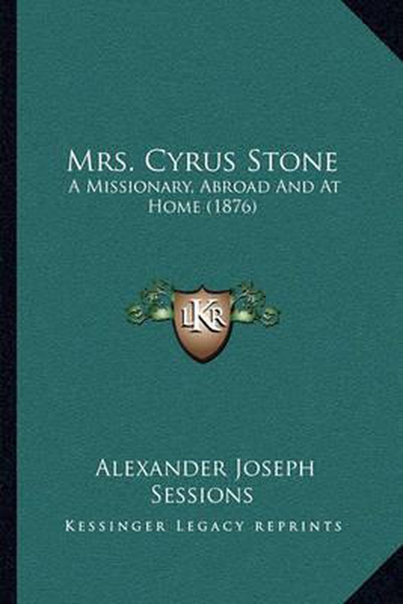Mrs. Cyrus Stone van Alexander Joseph Sessions