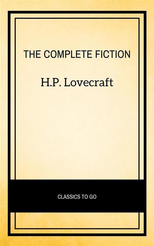 The Complete Fiction - cover