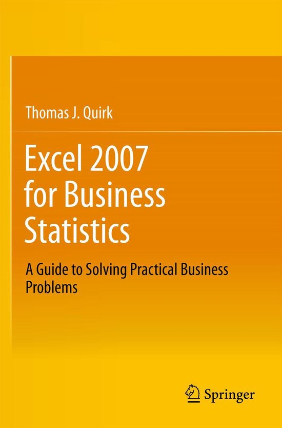 Mathematics and Statistics (R0) - Excel 2007 for Business St ... - cover
