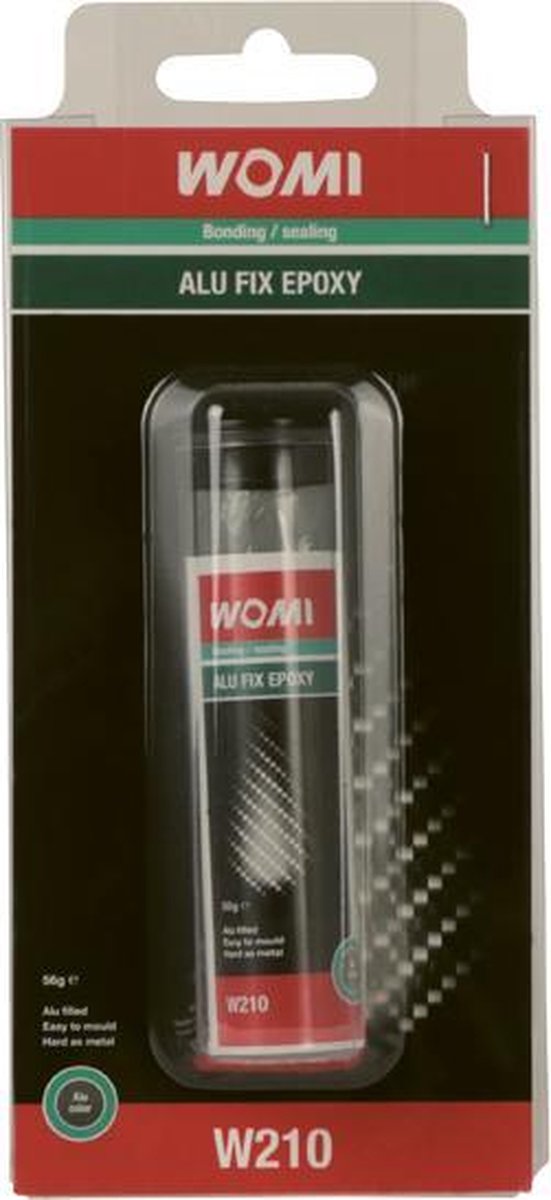 Womi alu fix epoxy w210 - 56 g - sterk tweecomponenten reparatiemiddel - snelle uitharding