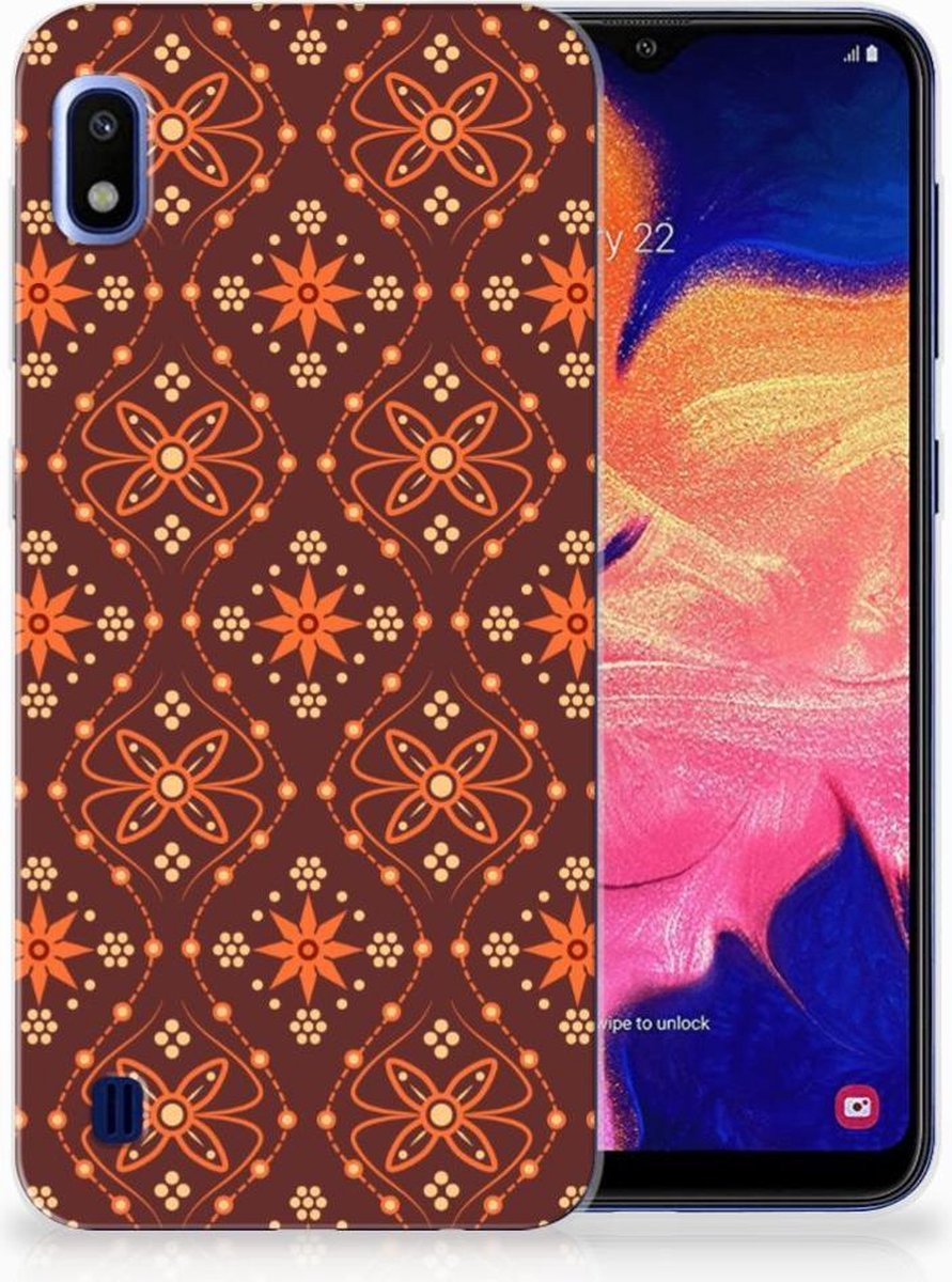 Samsung Galaxy A10 TPU bumper Batik Brown