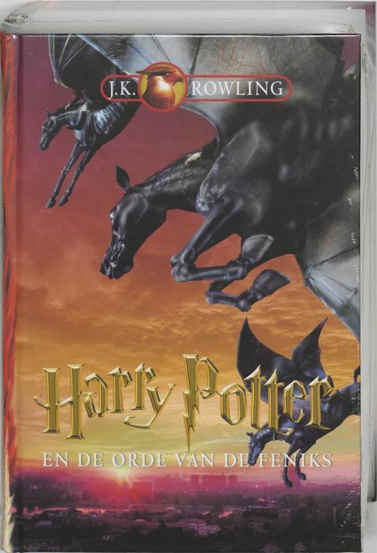 Cover van het boek 'Harry Potter en de orde van de Feniks' van J.K. Rowling