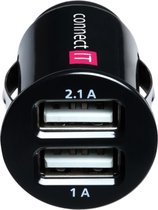 Connect IT CI-176 auto USB Zwart kabeladapter/verloopstukje