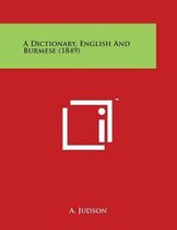 A Dictionary, English and Burmese (1849)