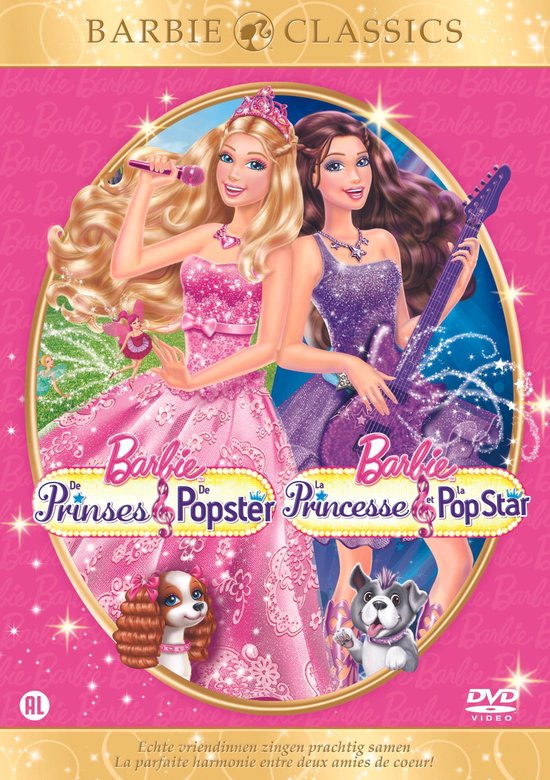 Cover van de film 'Barbie - The Princess & The Popstar'