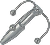 Metalen Penisplug 6 mm met eikel stimulatie