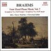 Brahms: Four Hand Piano Music Vol 7 / Matthies, Kohn