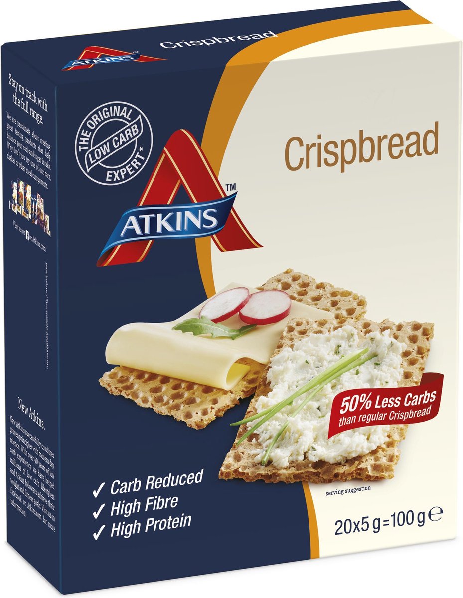 Bol Com Atkins Crispbread Knackebrod 1 Stuk