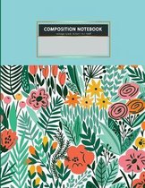 College ruled COMPOSITION NOTEBOOK l 8.5x11 in l 100 P