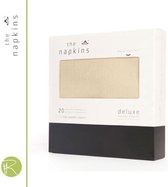 The Napkin Servetten - Classic - Papier - 40 x 40 cm - Set van 20 Stuks - Ochre