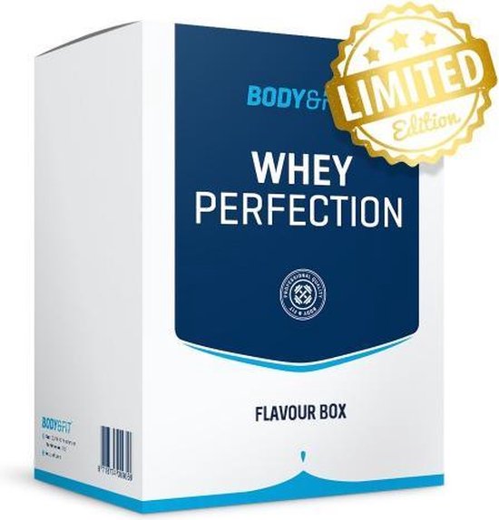schild Correctie juni Body & Fit Whey Perfection Eiwitpoeder / Eiwitshake - Flavour Box - Vanilla  | bol.com