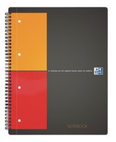 8x Oxford INTERNATIONAL Notebook Connect, zonder scanbare pagina's, 160 bladzijden, A4+, geruit 5mm