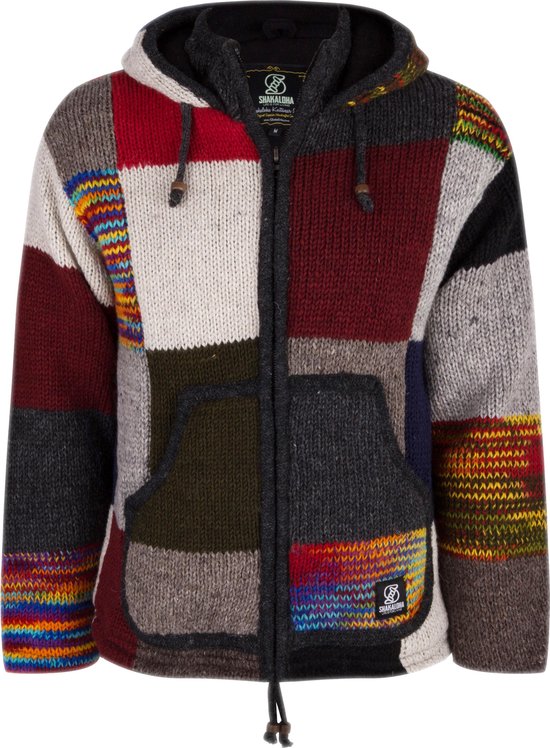 Dikke schapenvacht vest voor heren, warme leren winterjas met capuchon, motorfiets, vrije tijd, PU-jas, vest, Bruin, L