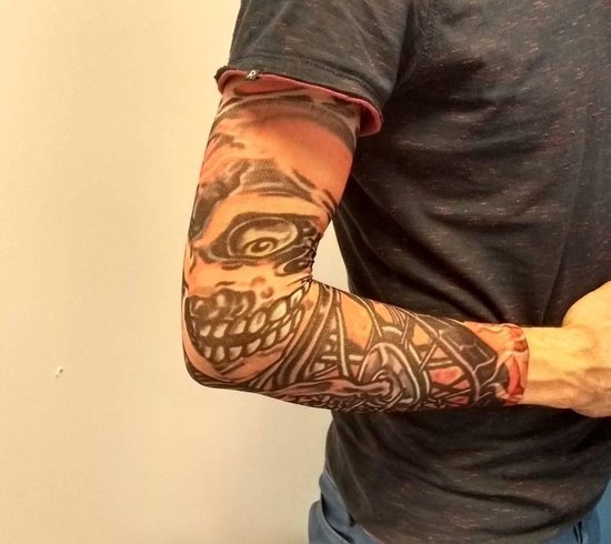 Ongedaan maken Induceren Reductor Tattoo sleeve - nep sleeve - unisex - tijdelijke tattoo - set van 6 stuks  -DisQounts | bol.com