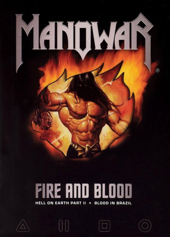 Cover van de film 'Manowar - Fire & Blood'