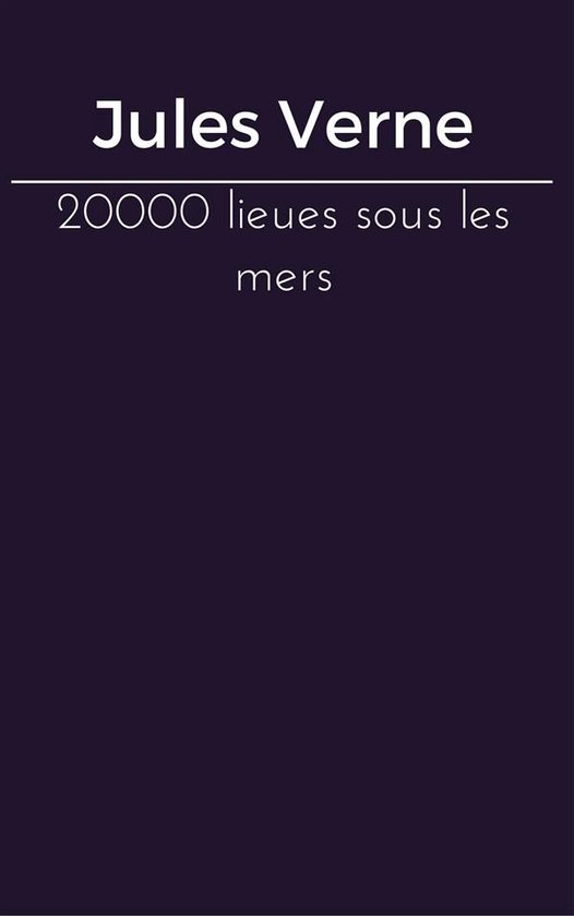 20000 lieues sous les mers - cover
